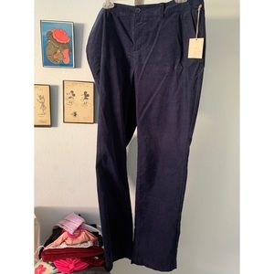 Blue corduroy pants